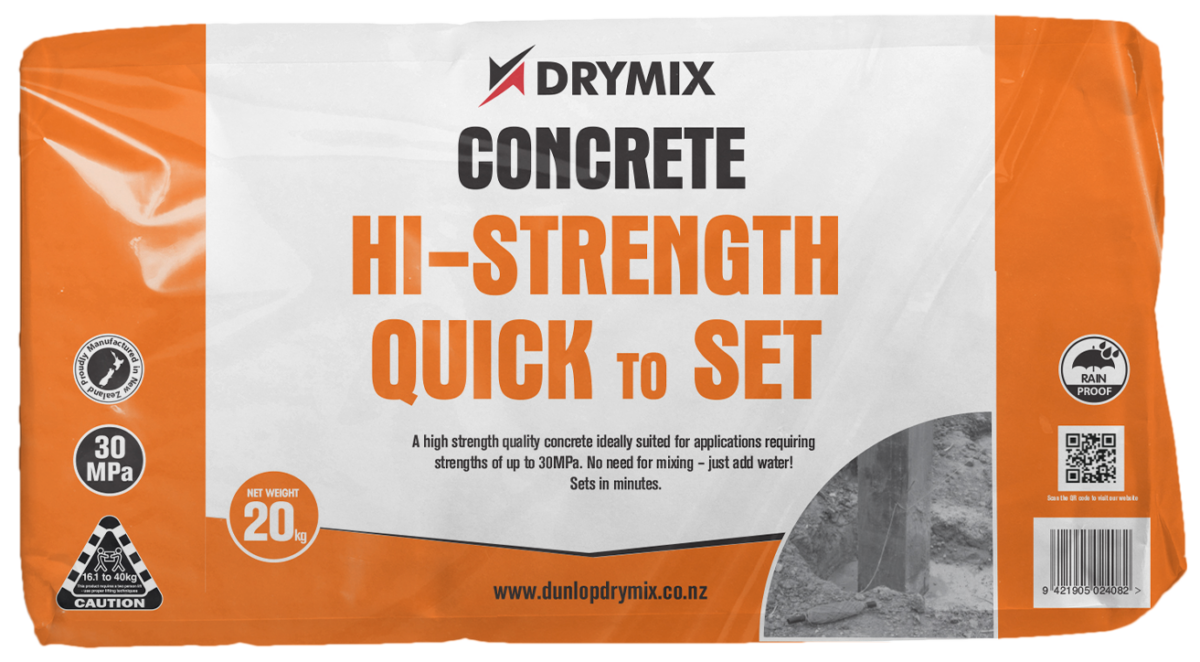 Drymix Hi-Strength Quick to Set Concrete
