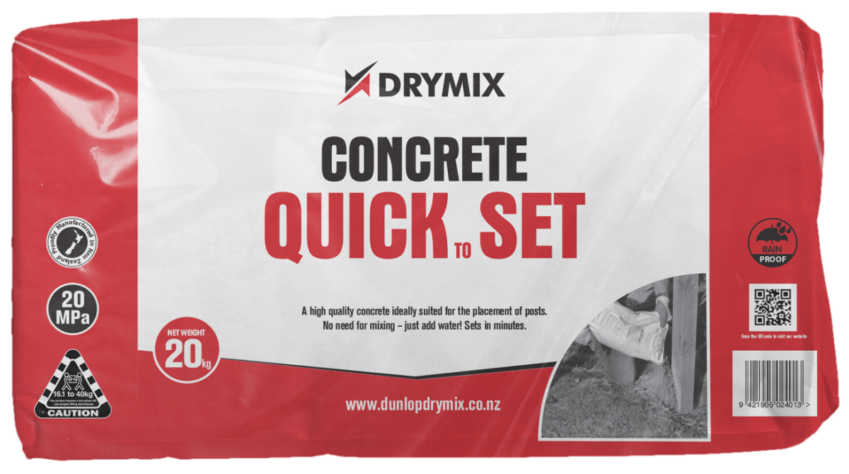 Drymix Quick To Set Concrete